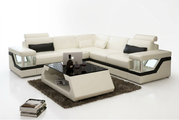 Żywy krajobraz Narożnikowa kanapa Sofa Kanapa Narożnikowa kanapa Podkładka Narożnik Ustawić Skóra Kanapy