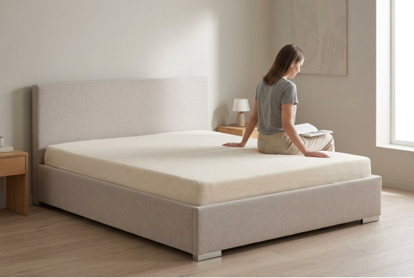 Podwójne łóżko Designer Podkładka Łóżko Sypialnia podwójne łóżko skórzane