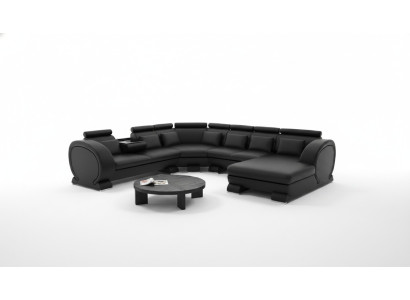 Narożnikowa kanapa Sofa Żywy krajobraz Sofa Skóra Sofy Narożnik Ustawić Vigo-K U Form Nowość