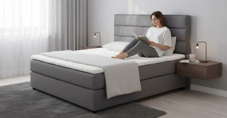 Continental Włókienniczy Łóżko box spring Łóżko łóżka Podkładka Wysoki double skin