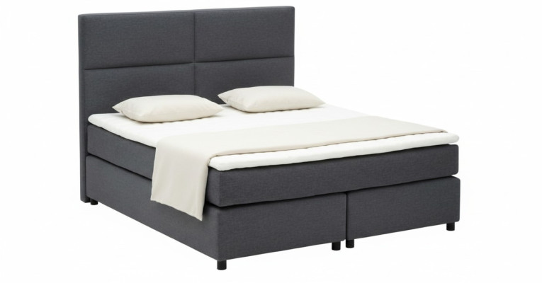 Continental box spring Łóżko łóżka Włókiennicze Łóżko Podkładka Wysoki Double Skóra