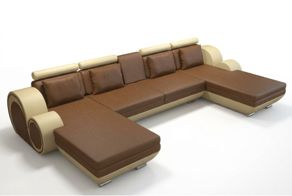 Żywy krajobraz Couch Podkładka Sofa Siedziba Narożnik Narożnik Żywy krajobraz Ustawić BERLIN