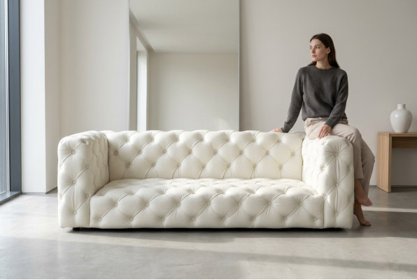 Sofa Chesterfield Tapicerowane Kanapa Sofa Skórzana Sofy Stylowe Kanapy Nowe