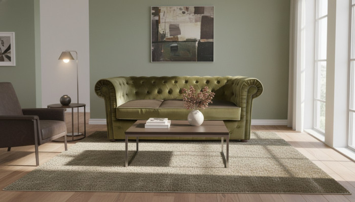 Chesterfield Velvet Fabric Sofa Couch Sofa Designer Suite Upholstered Sofas New