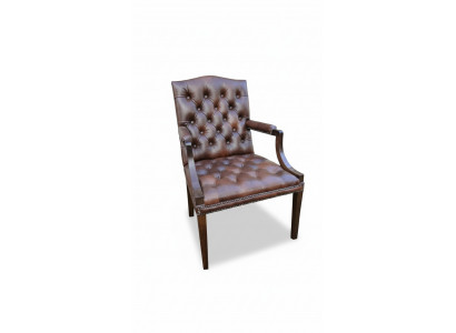 Antyczny tron Króla Chesterfield fotel imitacja 1500 Rycerz krzesło Kanapa Sofa