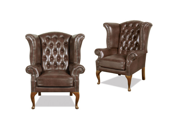 Fotel Chesterfield Queen w stylu antycznym kanapa tapicerowana meble do telewizora nowe.