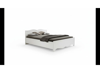 Podwójne łóżko Milano Classic Łóżko łóżka Marriage Sypialnia Drewno Designer New MI-2