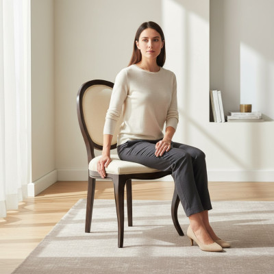 Klasyczna Krzesła Designerska Krzesło Drewniane Krzesło Krzesło do Jadalni Krzesło King - Model S