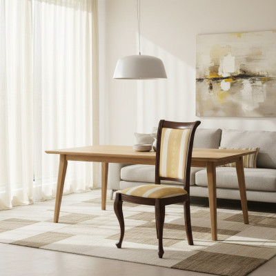 Klasyczne Krzesło Krzesło Do Jadalni Fotel Królewski Fotel Drewno - Model W-03
