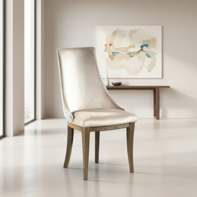 Classic Designer Podkładka Krzesło Tapicerowana Krzesła Włókienniczy Skóra Materiał CM-U1