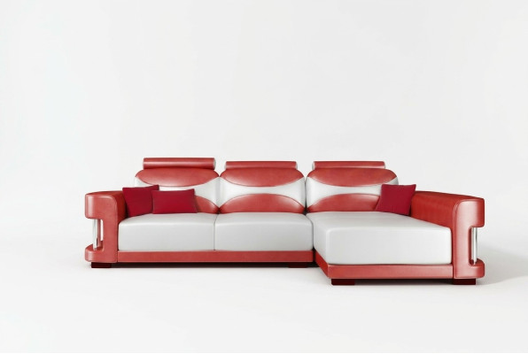 Narożnik kanapa Narożnik Sofa Ustawić Kanapa Podkładka Skóra Żywy krajobraz Szezlong Wies