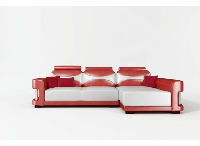 Narożnik kanapa Narożnik Sofa Ustawić Kanapa Podkładka Skóra Żywy krajobraz Szezlong Wies