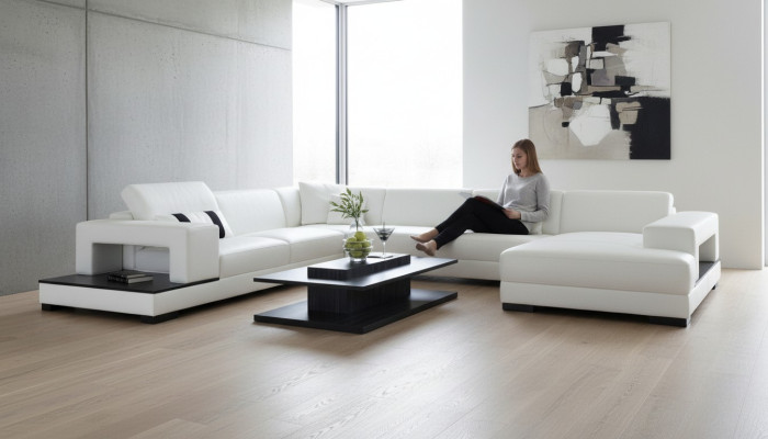 Żywy krajobraz Couch Podkładka Narożnik Ustawić Designerska Sofa Skórzana Duża Sofa Nowość