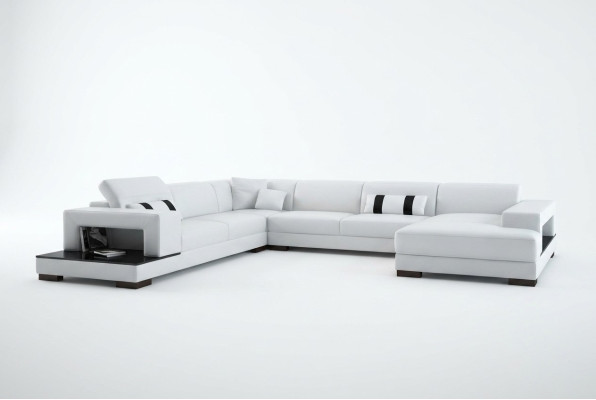 Żywy krajobraz Couch Podkładka Narożnik Ustawić Designerska Sofa Skórzana Duża Sofa Nowość