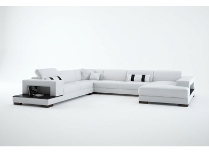 Żywy krajobraz Couch Podkładka Narożnik Ustawić Designerska Sofa Skórzana Duża Sofa Nowość