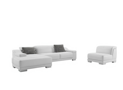 Żywy krajobraz Podkładka Narożnik Narożnik Sofa Kanapa Ustaw Landscape Skóra Nowy / 2711B