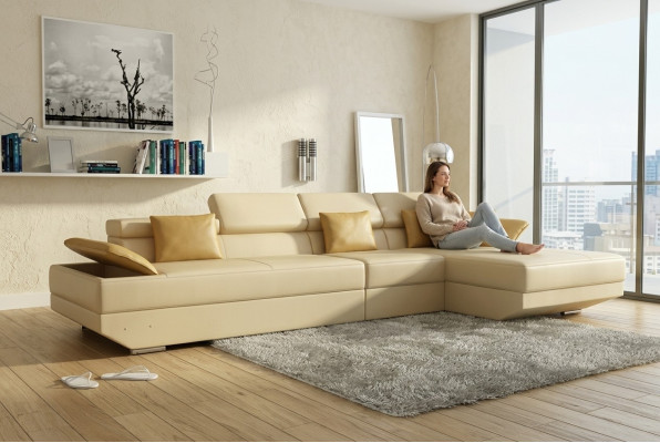 Żywy krajobraz Podkładka Narożnik Narożnik Sofa Couch Ustaw Landscape Skóra - 2719C Nowość