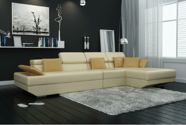 Żywy krajobraz Podkładka Narożnik Narożnik Sofa Couch Ustaw Landscape Skóra - 2719C Nowość