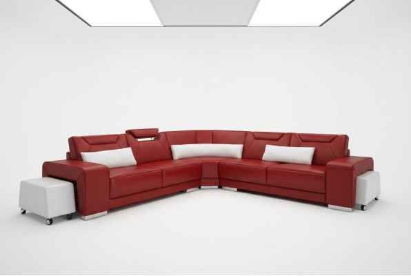 Żywy krajobraz Podkładka Narożnik Narożnik Sofa Kanapa Ustawić Krajobraz Skóra Siedziba PH739
