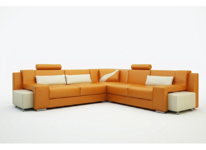 Żywy krajobraz Podkładka Narożnik Narożnik Sofa Siedziba Couch Ustaw Landscape Skóra V015B