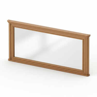 lustro ścienne LUSTRO Z RAMĄ DREWNIANĄ Rama PROSTOKĄTNA Lustro DESIGNER Prato PR-L1