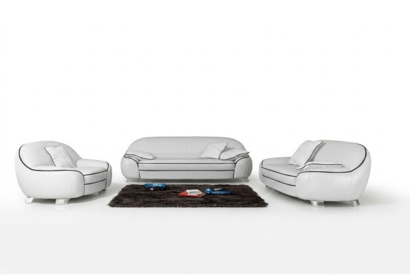Zestaw sofowy Kanapa Podkładka Sofa Zestaw 3+2+1 Skóra Kanapy Sofy Komplet 2705