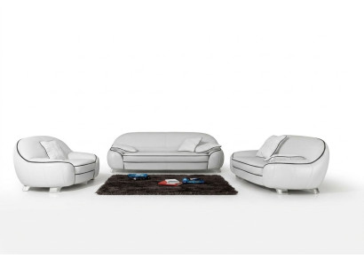 Zestaw sofowy Kanapa Podkładka Sofa Zestaw 3+2+1 Skóra Kanapy Sofy Komplet 2705