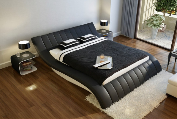 Łóżko tapicerowane ŁÓŻKO SKÓRZANE Łóżko Łóżko Model S-9275 160/180/200X220CM