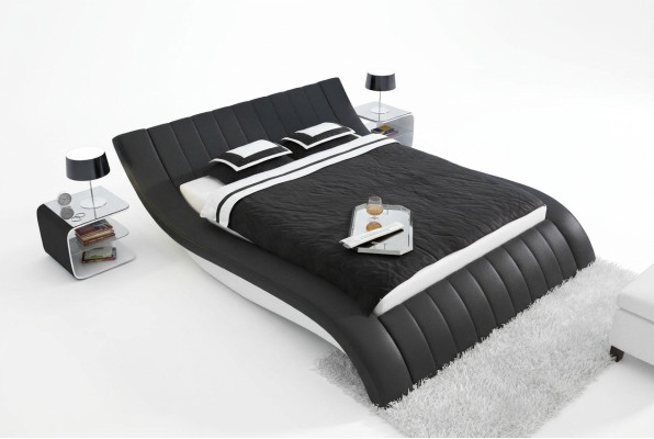 Łóżko tapicerowane ŁÓŻKO SKÓRZANE Łóżko Łóżko Model S-9275 160/180/200X220CM