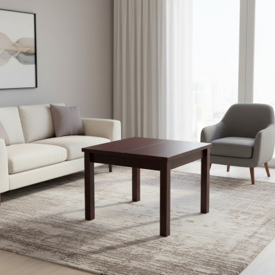 Tabela Stół obiadowy drewniany stół XXL Stół konferencyjny 100 x 100cm Rozkładany 100x250 cm