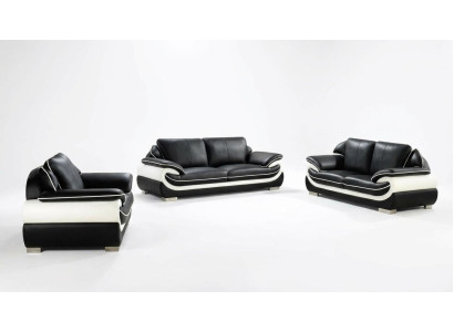 Zestaw sofowy Kanapa Podkładka Sofa Zestaw 3+2+1 Skóra Kanapy Sofy Ustawić Siedziba T777
