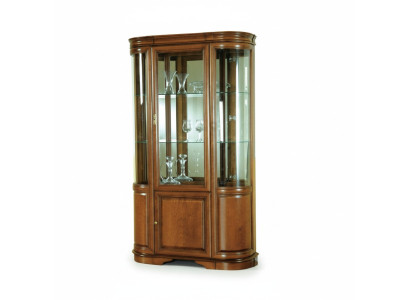 Klasyczna witryna Gablota Rustic Szafa szklana witryna MODEL Z-W1