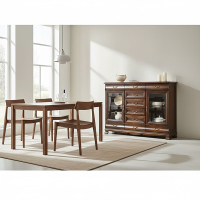 Klasyczna szafka boczna Kredens Komoda wiejska Komody model N-K6B