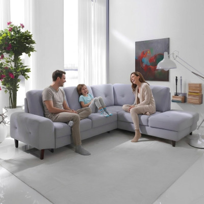 Narożnikowa kanapa Żywy krajobraz Materiał Włókienniczy Sofa Narożnikowa kanapa Kanapa Narożnik Podkładka Ustawić