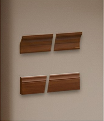 Klasyczny element zewnętrzny fornirowany do systemu szaf Szafa - Model BA-23