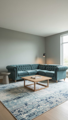 Narożnikowa kanapa Chesterfield Sofa Skórzana Sofa Kanapa Włókienniczy Materiał Podkładka Narożnik Nowość