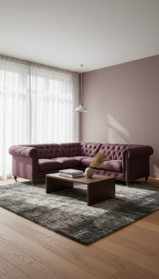 Chesterfield Narożnikowa kanapa Couch Designer Podkładka Narożnik Włókienniczy Sofa Ustawić 1013-14