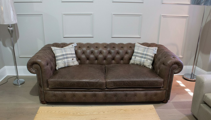 Chesterfield 3-osobowa sofa XXL z zestawem siedziskowych mebli Big Couchen 2016-26