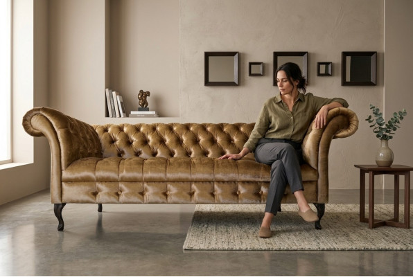 Znakomita designerska sofa w kształcie U we współczesnym stylu