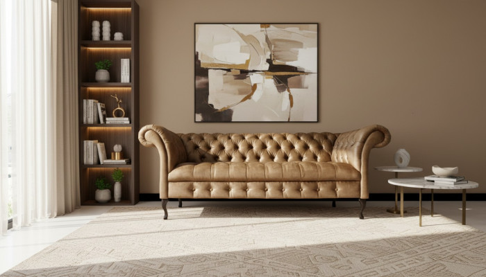 Znakomita designerska sofa w kształcie U we współczesnym stylu