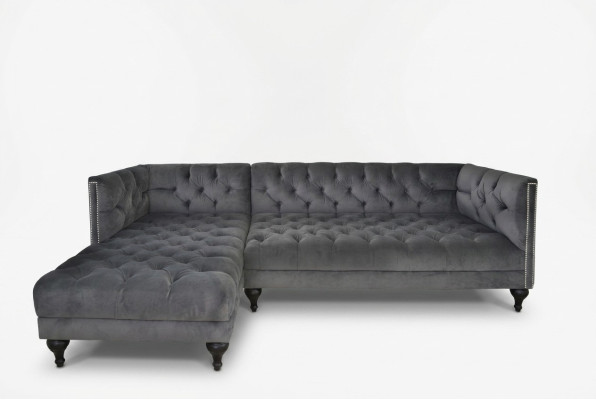 Sofa Materiał Włókienniczy Sofa Kanapa Podkładka Designerska Ustawić Sofę Tkaninową Szarą Kanapy