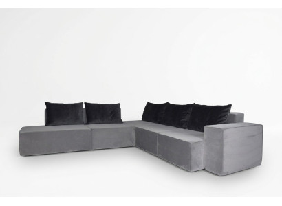 Designerska Sofa Narożnikowa kanapa System Sof Tkaninowych Sofa Włókienniczy Aksamit Narożnik Couch SL Sofa 2