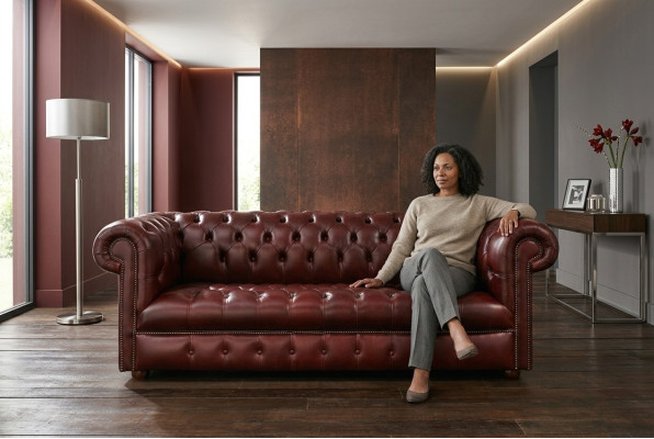 Chesterfield Sofa 3-miejscowa kanapa tapicerowana designerska sofa sofy zestaw SL Sofa 16
