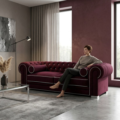 Chesterfield Sofa 3-osobowa Kanapa tapicerowana Sofy Projektantki Sofy Komplet SL Sofa 20