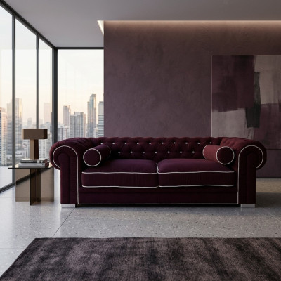 Chesterfield Sofa 3-osobowa Kanapa tapicerowana Sofy Projektantki Sofy Komplet SL Sofa 20