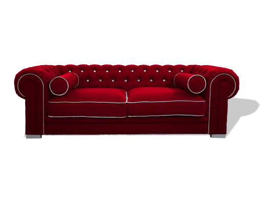 Fotel Chesterfield 3-osobowy Kanapa Obicia Designer Sofy Garnitur SL Sofa 21
