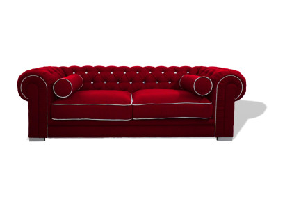Fotel Chesterfield 3-osobowy Kanapa Obicia Designer Sofy Garnitur SL Sofa 21