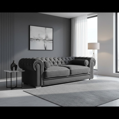 Chesterfield Sofa 3 MIEJSCA Dodatki Projektantów Kanapy Kanapy Komplet SL Sofa 22
