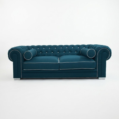 Chesterfield Sofa 3 miejsce do siedzenia Podkładka Designer Couches Sofy Ustawić SL Sofa