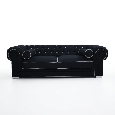 Chesterfield Sofa 3-miejscowy tapicerowany designer kanapa kanapy zestaw SL Sofa 25